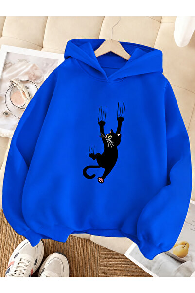 Cevval Children's Hooded Printed Sweatshirt