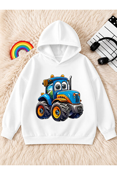 Cevval Children's Hooded Printed Sweatshirt