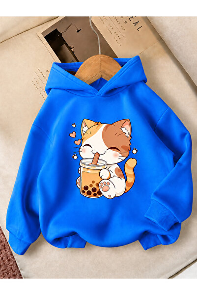 Cevval Children's Hooded Printed Sweatshirt