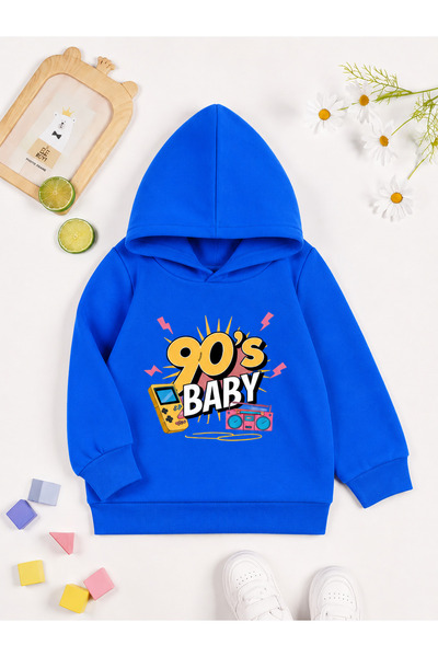 Cevval Children's Hooded Printed Sweatshirt