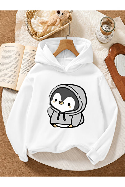 Cevval Children's Hooded Printed Sweatshirt