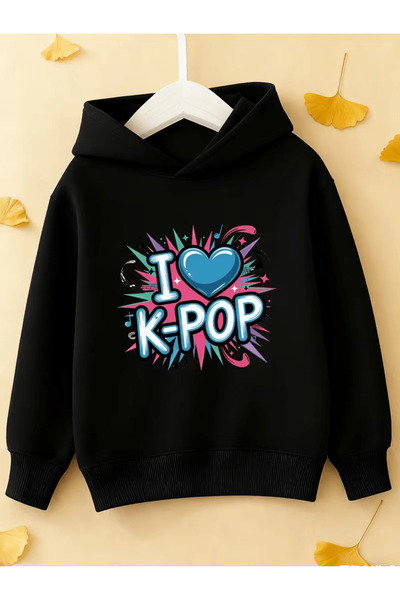NIMBLECO Children's Hooded Printed Sweatshirt