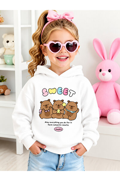 Cevval Children's Hooded Printed Sweatshirt