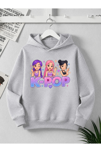 Cevval Children's Hooded Printed Sweatshirt