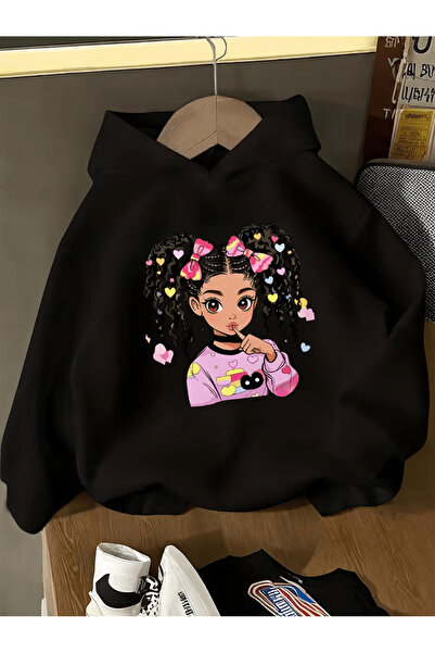 NIMBLECO Children's Hooded Printed Sweatshirt