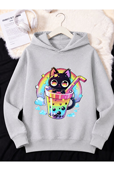 Cevval Children's Hooded Printed Sweatshirt