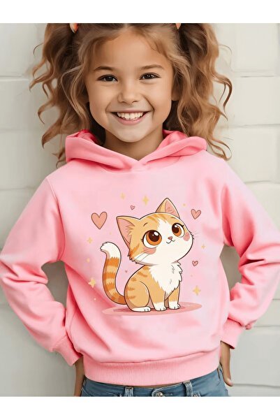 Cevval Children's Hooded Printed Sweatshirt