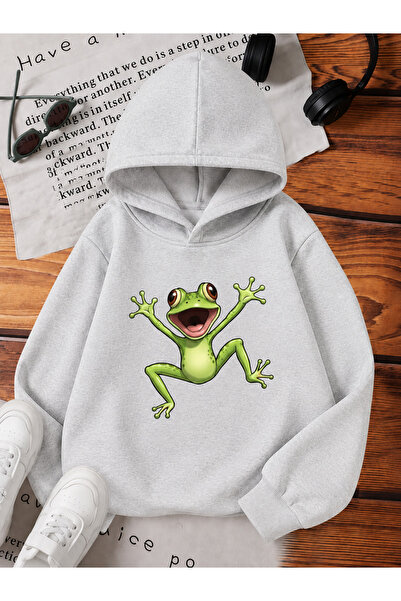Cevval Children's Hooded Printed Sweatshirt