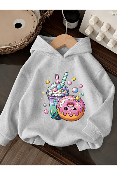 Cevval Children's Hooded Printed Sweatshirt