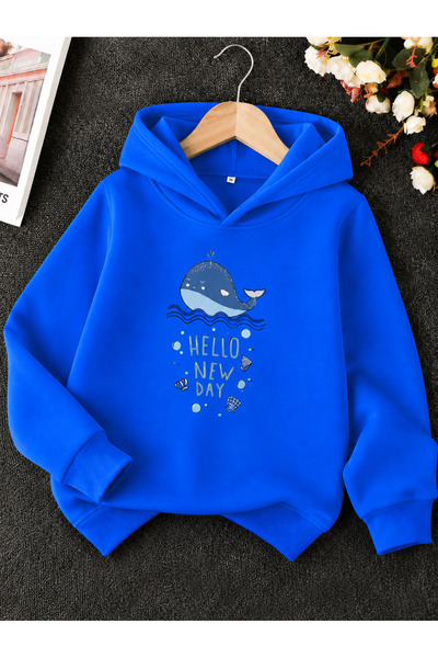 Cevval Children's Hooded Printed Sweatshirt