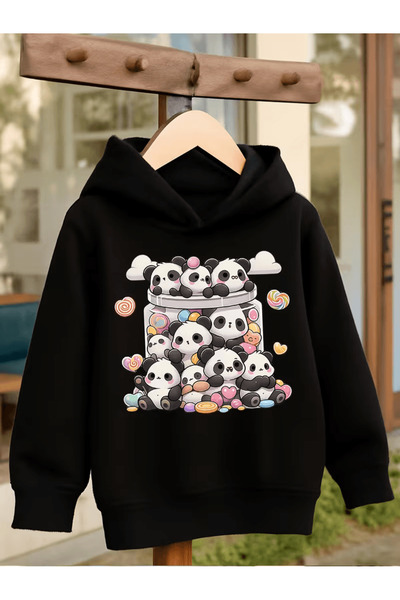 NIMBLECO Children's Hooded Printed Sweatshirt