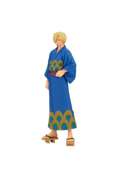 Banpresto One Piece Grandline Series Wanokuni Yukata Silvers Sanji figure 17cm
