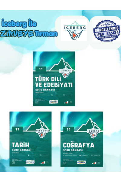 Okyanus Yayıncılık Okyanus Yayınları 11.Sınıf İceberg Türk Dili Ve Edebiyatı ...