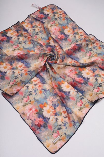 ls luvensara Desenli Summer Eşarp - Desen-09 - Renk-08