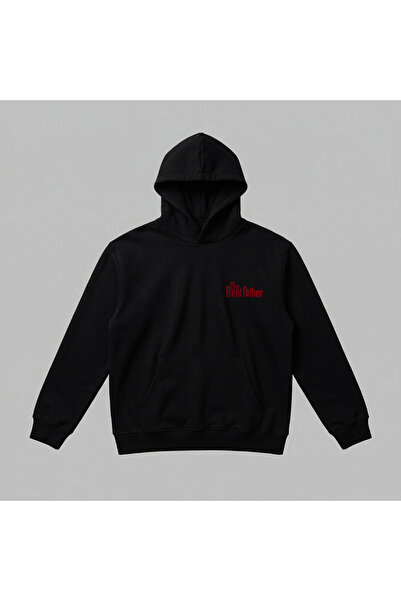 The Best Father Nakışlı Yetişkin Hoodie
