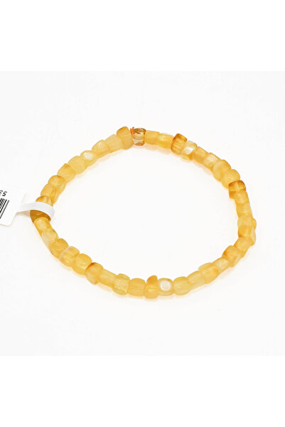 Generic Brand Baltic Amber Bracelet – Small Barrel Beads 3g