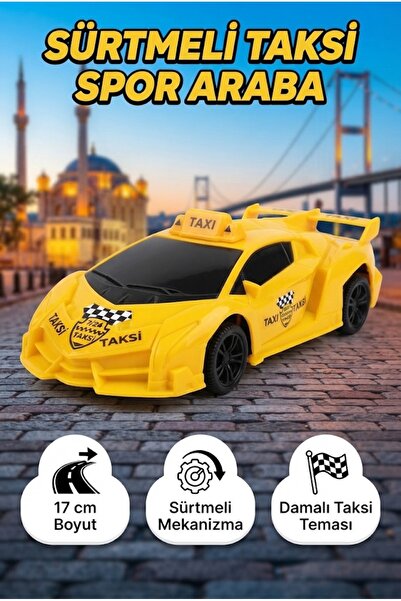 Tıfıl Toys Lamborghini Aventador Tasarımlı Sürtmeli Taksi Spor Araba - 17 cm ...