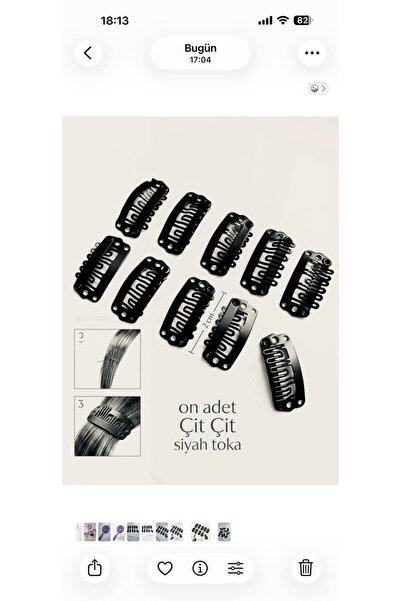 SEVRU Mini Snap Clips 10 Pieces Mini Snap Clips Wig Clips Hairpiece Clips Hid...