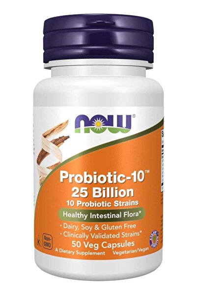 Now Foods Probiotic-10 25 Billion Veg Capsules - 50 Capsules