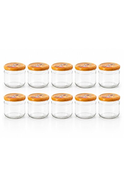 Generic Brand Set of 10 Jars 7X8 cm 300Cc