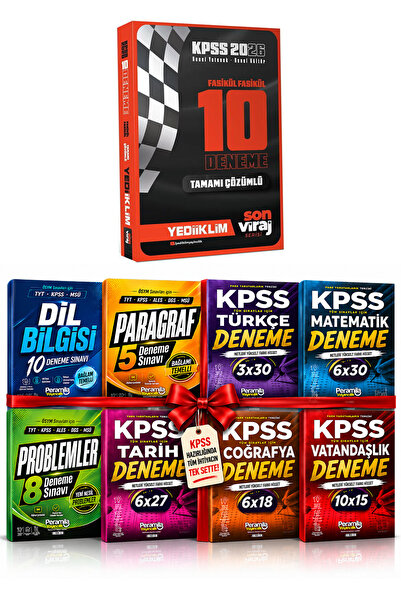 Peramila Yayıncılık 2026 KPSS Ortaöğretim Önlisans Yediiklim Son Viraj 10 Den...