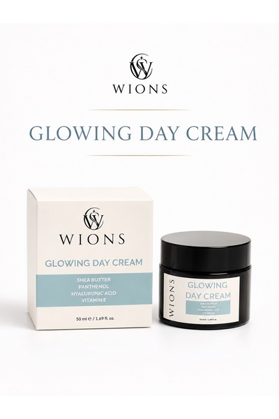 Glowing Day Cream Shea Butter Panthenol Hyaluronik Asit ve Vitamin E İçeren Nemlendirici Yüz Kremi 50 ml