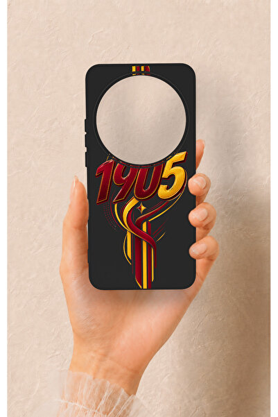 Vip Case Xiaomi Mi 15 Ultra Uyumlu Sarı Kırmızı Sarmaşık Desenli Desenli Sili...