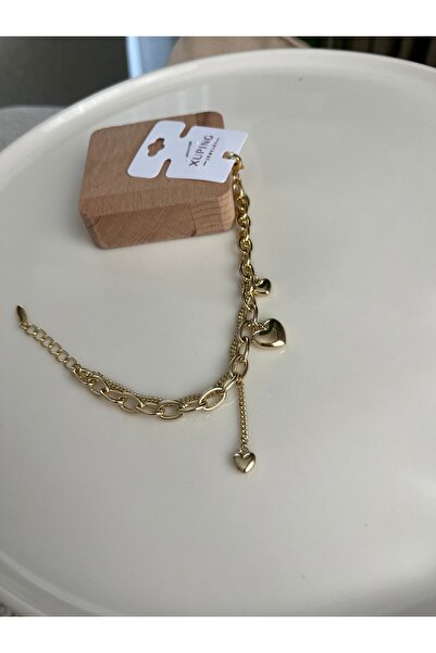XUPING JEWELRY Kalp detay bileklik