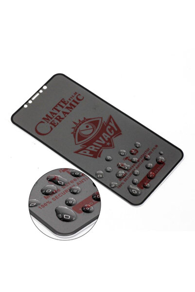GrandMobile Folie de protecție mată ceramică anti-spion pentru iPhone 15/16