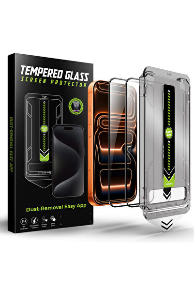 GrandMobile [Pachet 2in1] 2 Folii Sticla HD Titan si 1 Kit de instalare Dust ...