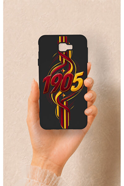 Vip Case Samsung J7 Prime Uyumlu Sarı Kırmızı Sarmaşık Desenli Desenli Siliko...