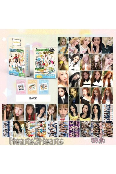Kpop Dünyasi Hearts2Hearts '' Lemon Tang '' Çift Yön Baskılı Lomo Card Seti (...