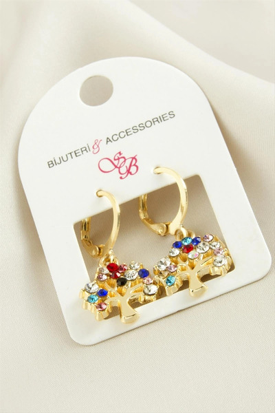 Mercansa Tree of Life Stone Earrings