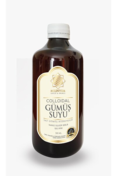 Milenyum Gold Ormus Kolloidal Gümüş Suyu Nano Gümüş Hidrosolü 100 PPM 500 ml