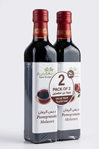 Tamr Wa Qhwah Pomegranate Molasses Pure Natural Vitamin E 700g (pack of 12)