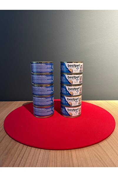 Shredded chicken mussels in broth - Doğranmış tavuk ve midye çorbası 70gr x 10 adet yetişkin kedi konserve maması