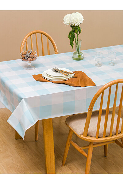 LC Waikiki Two Mt Shop Quality Plaid Patterned Tablecloth 140X180 cm