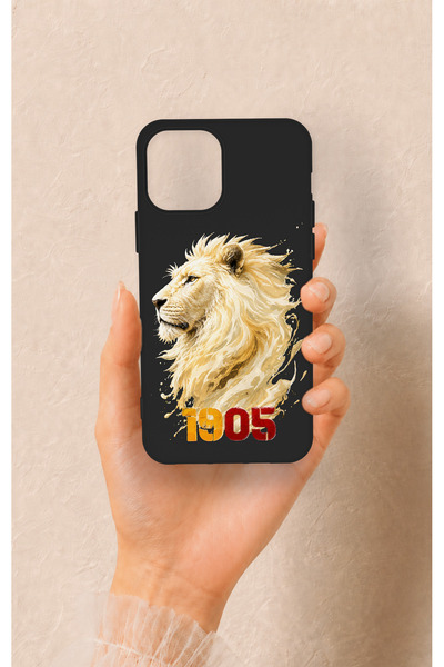 Vip Case حافظة سيليكون متوافقة مع هاتف iPhone 12-12PRO باللون الأصفر والأحمر ...