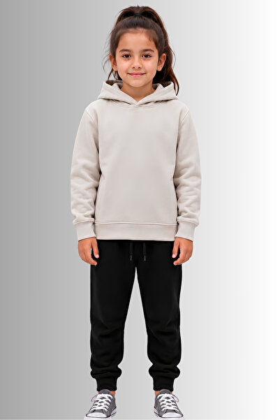 Windy Island Girl's Hooded 100% Cotton 3-Yarn Sweatshirt