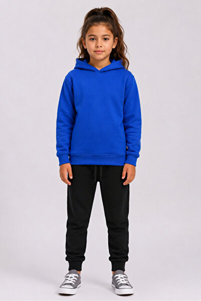 Windy Island Girl's Hooded 100% Cotton 3-Yarn Sweatshirt