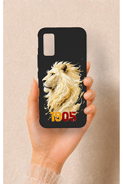 Vip Case İnfinix Gt 30 Pro Uyumlu Sarı Kırmızı 1905 Aslan Desenli Silikon Kılıf