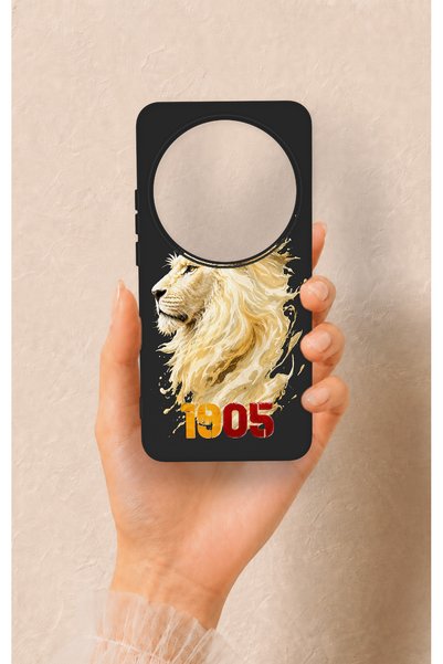 Vip Case حافظة سيليكون متوافقة مع هاتف Xiaomi Mi 15 Ultra باللون الأصفر والأح...