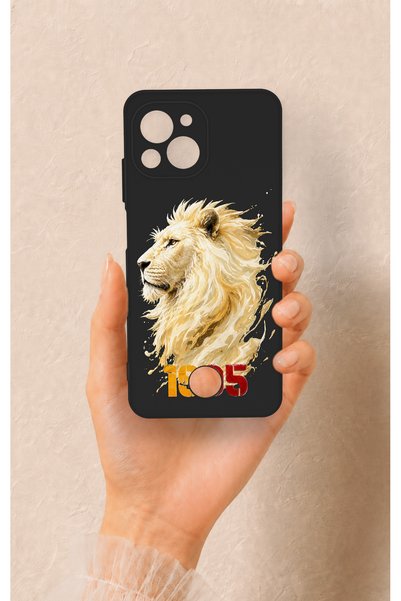 Vip Case Reeder S23 Pro Max Compatible Yellow Red 1905 Lion Patterned Silicon...