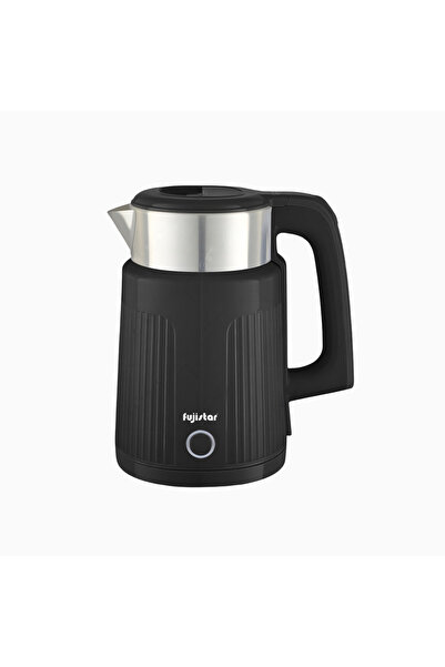 fujistar 1.8 l stainless steel colorful double wall electric kettle seamless ...