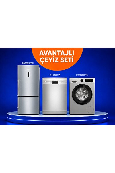 Profilo 3 Lü Çeyiz Seti (BD3086IECN - BM6380MA - CGK252ZXTR)