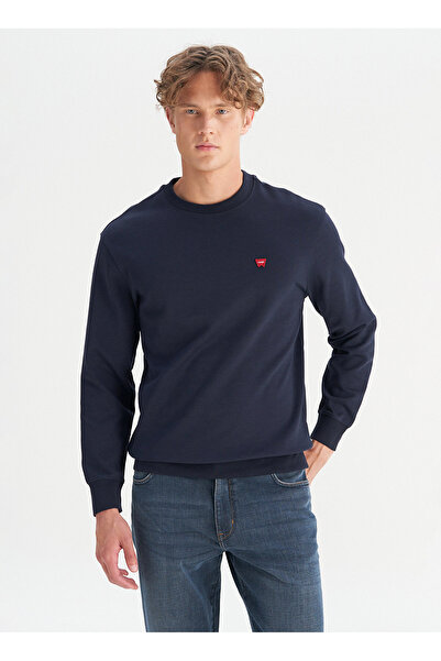 WRANGLER Hanorac pentru bărbați bleumarin GW2520255