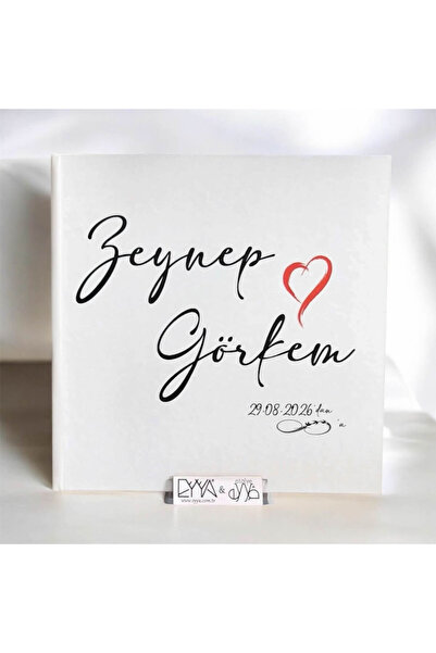 eyya Kişiye Özel Düğün Nikah Anı Defteri