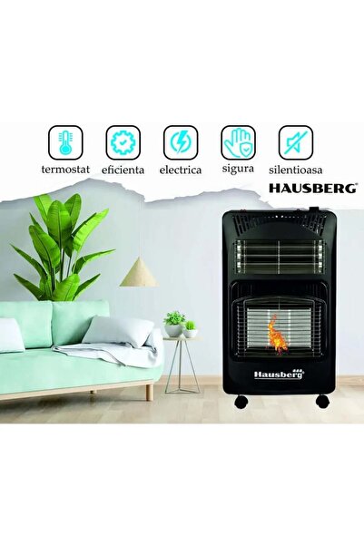 OEM Soba pe gaz si electric Hausberg HB-1022NG, 4.2 kW