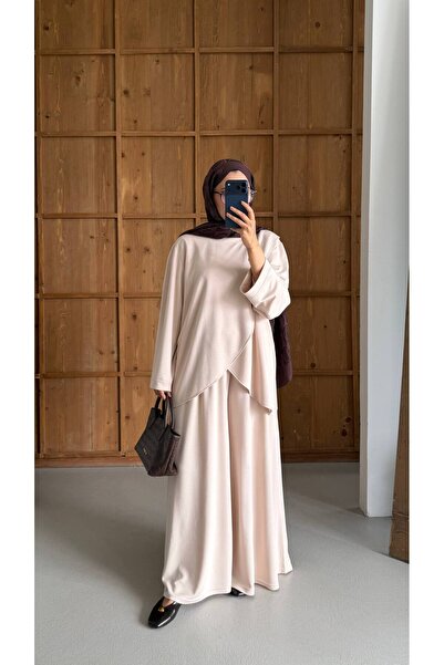 Bliss Women's Hijab Double Set, Loose Tunic, Loose Trousers, Suitable for Dai...