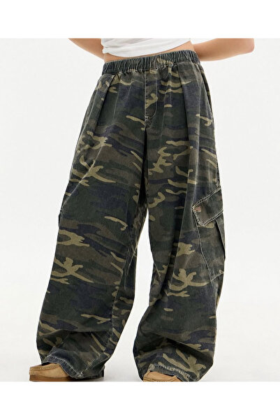 DEEFWEAR Y2K Baggy Unisex Camouflage Cargo Pants/ Extra Loose